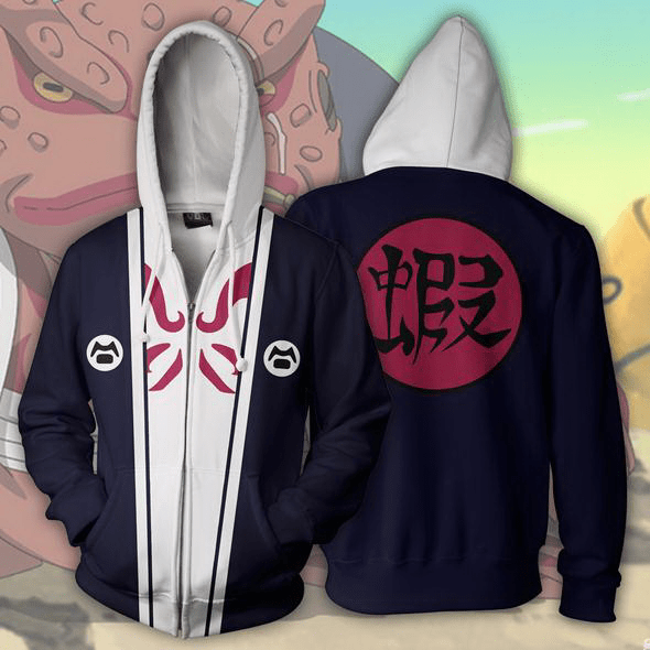 OtakuForm-OP Cosplay Jacket Zip Up Hoodie / XS Naruto Hoodie - Gamabunta Jacket