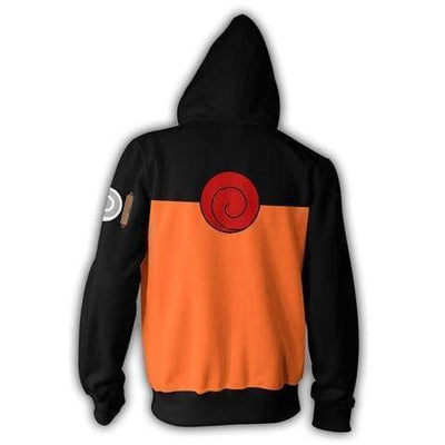 OtakuForm-OP Cosplay Jacket Zip Up Hoodie / XS Naruto Hoodies - Young Naruto Uzumaki Zip Up Hoodie Jacket