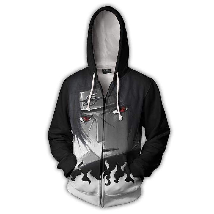 OtakuForm-OP Cosplay Jacket Zip Up Hoodie / XS Naruto Itachi Uchiha Zip Up Hoodie Jacket