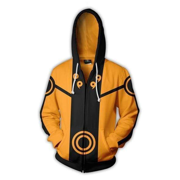 OtakuForm-OP Cosplay Jacket Zip Up Hoodie / XS Naruto Kurama Zip Up Hoodie Jacket