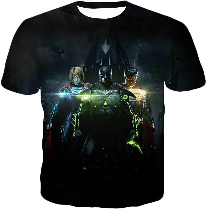 Otakuform-OP Zip Up Hoodie T-Shirt / XXS Next Generation Ultimate DC Heroes HD Graphic Black Zip Up Hoodie