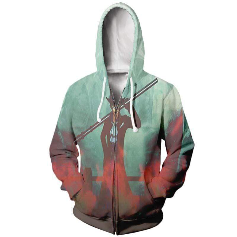One Piece Hoodie XXS / Zip Up Hoodie One Piece abo Ice and Fire Elements - One Piece Hoodie