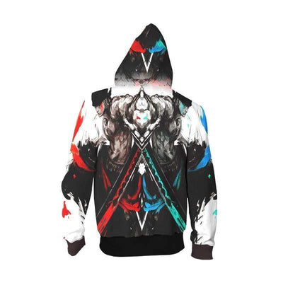 One Piece Hoodie XXS / Pull Over hoodie One Piece Hoodie - Mirrored Zoro One Piece Hoodie