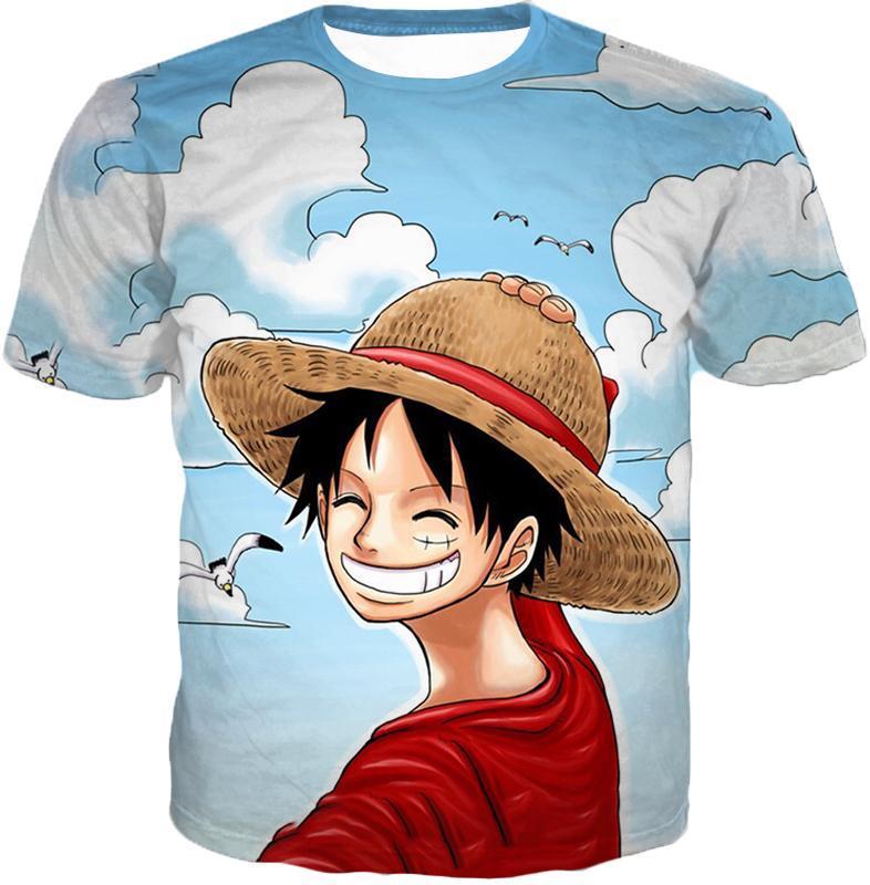 OtakuPlan Hoodie T-Shirt / XXS One Piece Hoodie - One Piece Funny Straw Hats Captain Luffy Hoodie