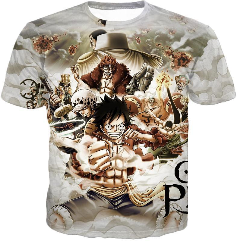 OtakuForm-OP Hoodie T-Shirt / XXS One Piece Hoodie - One Piece Worst Generation Highest Bounty Pirates All in One Hoodie