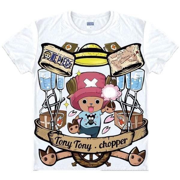 Anime Merchandise T-Shirt M One Piece Shirt - "Tony Tony Chopper" T-Shirt