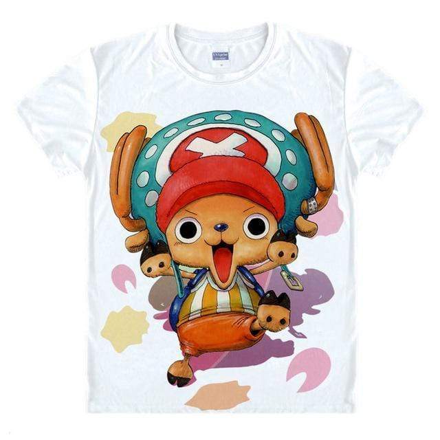 Anime Merchandise T-Shirt M One Piece Shirts - Chopper Dance T-Shirt