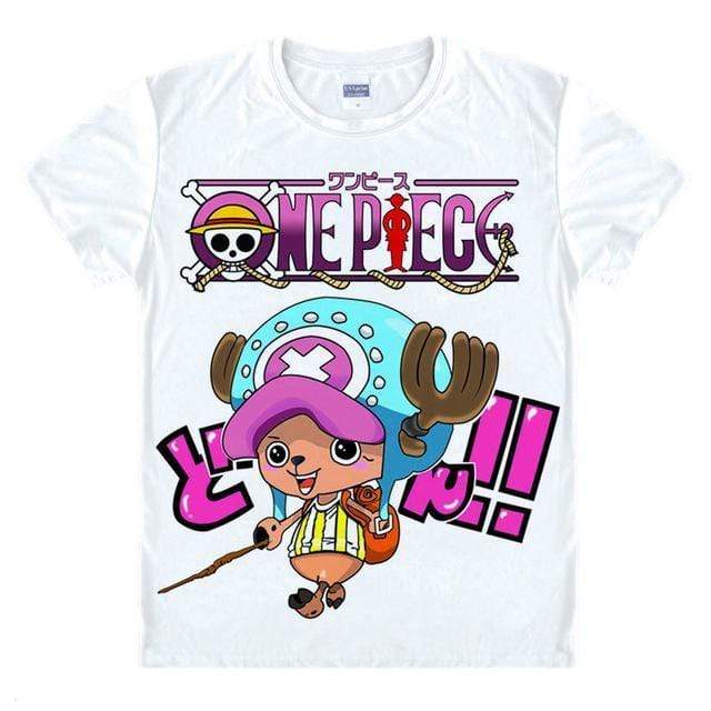 Anime Merchandise T-Shirt M One Piece Shirts - Chopper T-Shirt