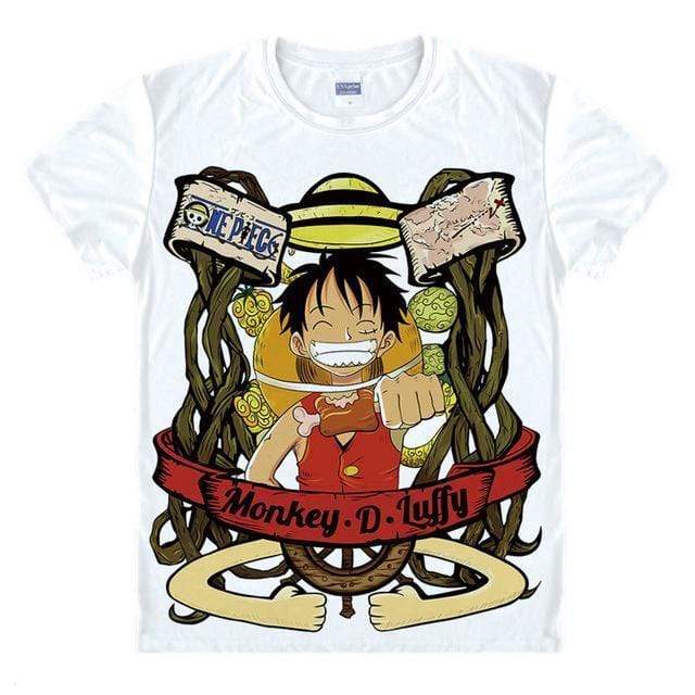 Anime Merchandise T-Shirt M One Piece Shirts - Monkey D. Luffy T-Shirt