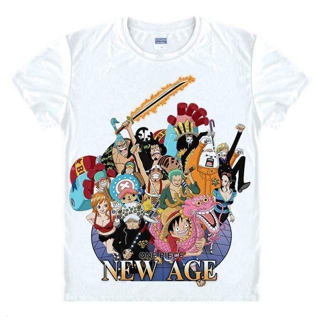 Anime Merchandise T-Shirt M One Piece Shirts - Pirates of the New Age T-Shirt