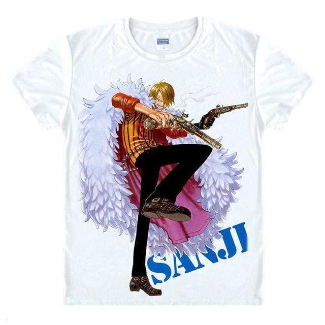 Anime Merchandise T-Shirt M One Piece Shirts - Sanji T-Shirt