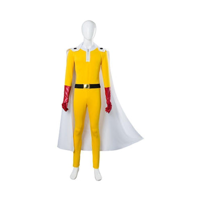 OtakuForm Men - XS / Yellow One Punch Man Cosplay Costume - Hero Saitama Anime Cosplay Costume