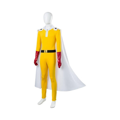 OtakuForm Men - XS / Yellow One Punch Man Cosplay Costume - Hero Saitama Anime Cosplay Costume