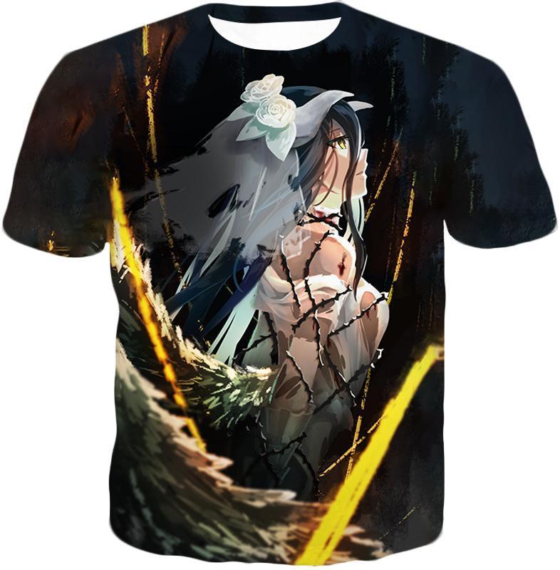 OtakuForm-OP T-Shirt T-Shirt / XXS Overlord Beautiful Albedo Cute Bride Avatar Awesome Anime Promo T-Shirt