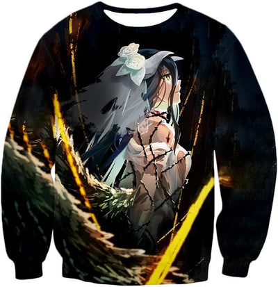 OtakuForm-OP T-Shirt Sweatshirt / XXS Overlord Beautiful Albedo Cute Bride Avatar Awesome Anime Promo T-Shirt