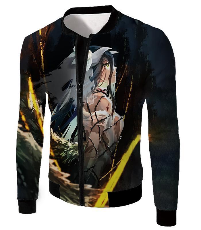 OtakuForm-OP T-Shirt Jacket / XXS Overlord Beautiful Albedo Cute Bride Avatar Awesome Anime Promo T-Shirt