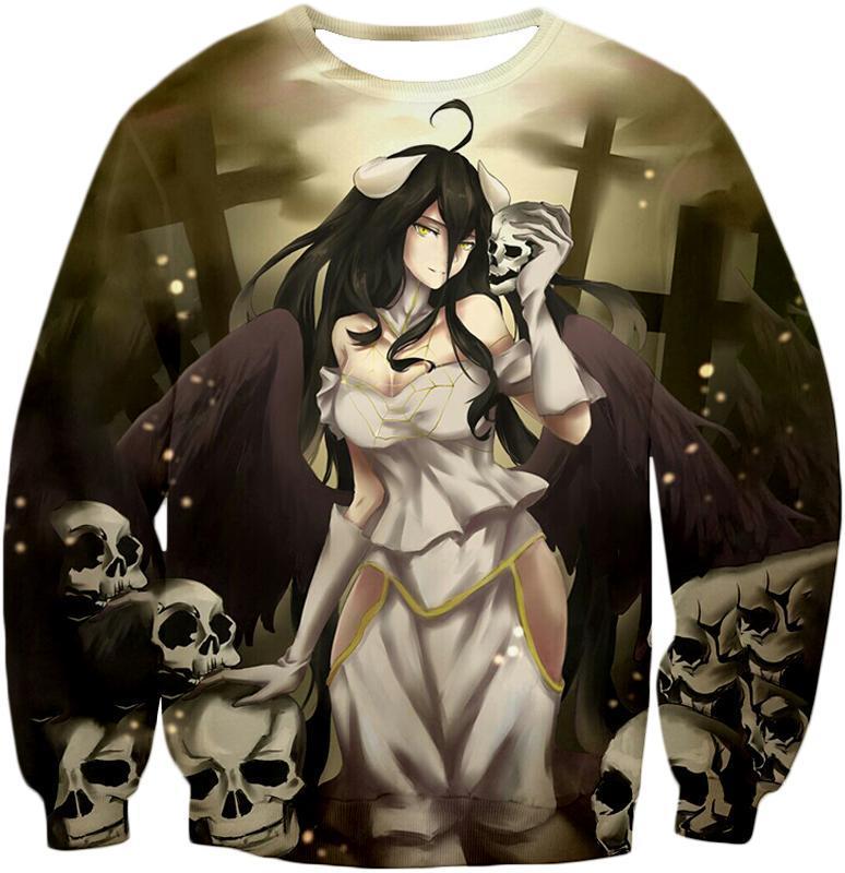 OtakuForm-OP Sweatshirt Sweatshirt / XXS Overlord Beautiful Albedo Infatuated with Ainz Cool Promo Anime Graphic Sweatshirt
