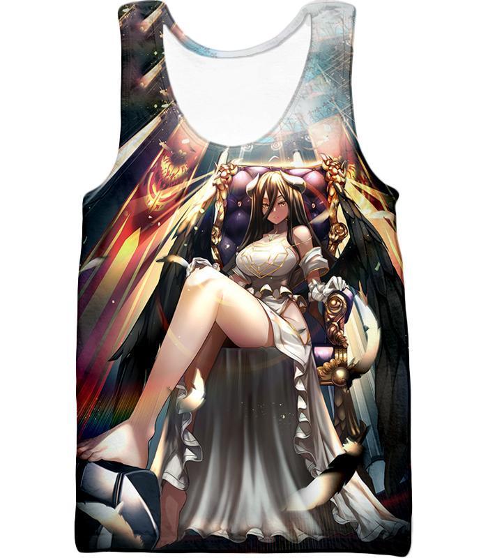 OtakuForm-OP Hoodie Tank Top / XXS Overlord Highly Skilled Albedo Cool Guardian Overseer Awesome Graphic Promo Hoodie