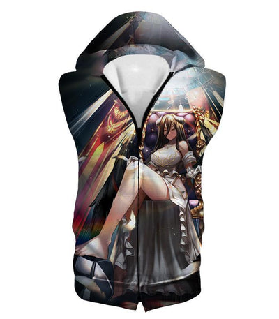 OtakuForm-OP Hoodie Hooded Tank Top / XXS Overlord Highly Skilled Albedo Cool Guardian Overseer Awesome Graphic Promo Hoodie