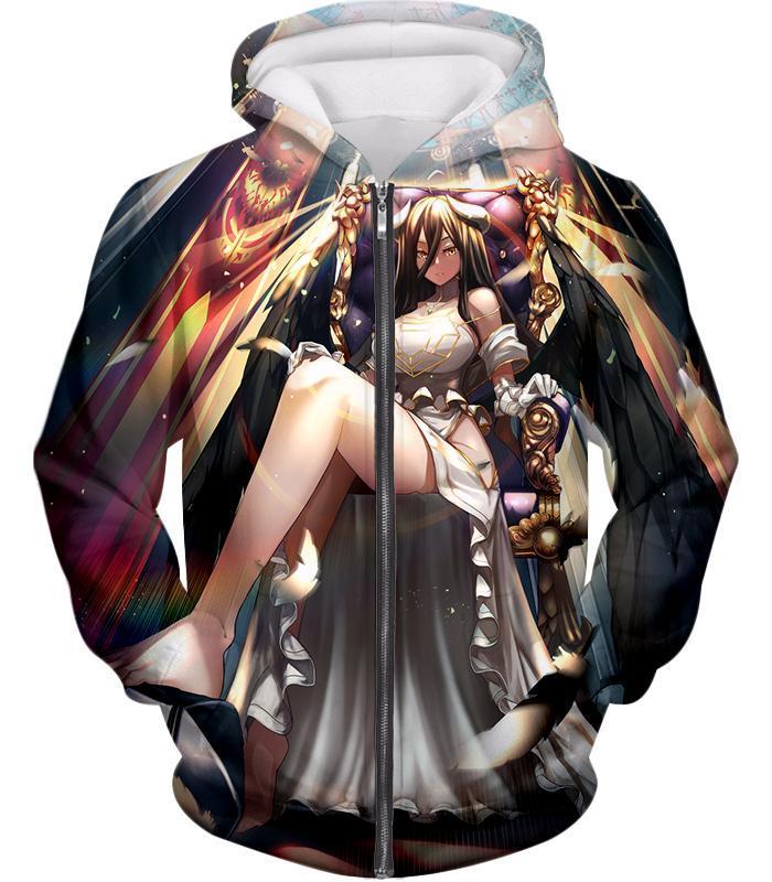 OtakuForm-OP T-Shirt Zip Up Hoodie / XXS Overlord Highly Skilled Albedo Cool Guardian Overseer Awesome Graphic Promo T-Shirt