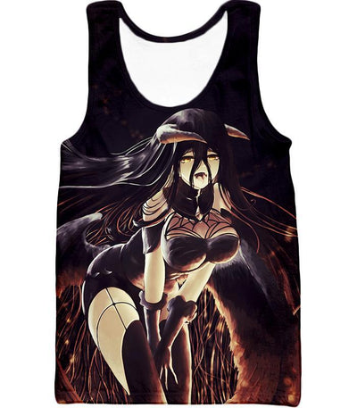 OtakuForm-OP Zip Up Hoodie Tank Top / XXS Overlord Super Sexy Albedo the White Devil Anime Graphic Action Promo Zip Up Hoodie