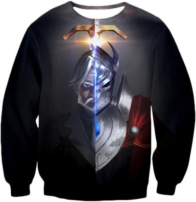 OtakuForm-OP Sweatshirt Sweatshirt / XXS Overlord The Iron Butler and Touch Me Super Cool Anime Black Sweatshirt
