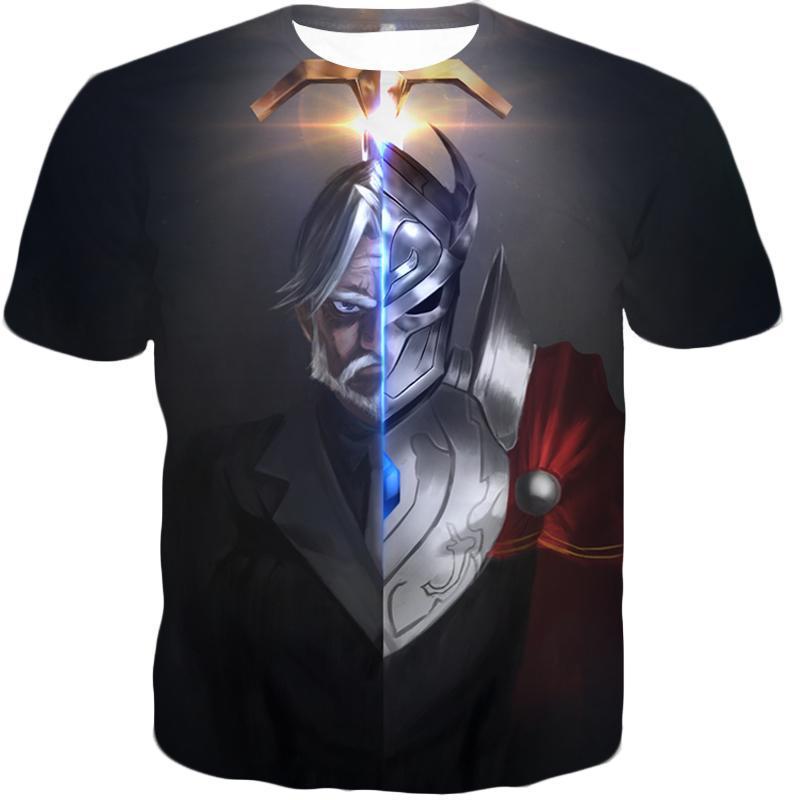 OtakuForm-OP T-Shirt T-Shirt / XXS Overlord The Iron Butler and Touch Me Super Cool Anime Black T-Shirt