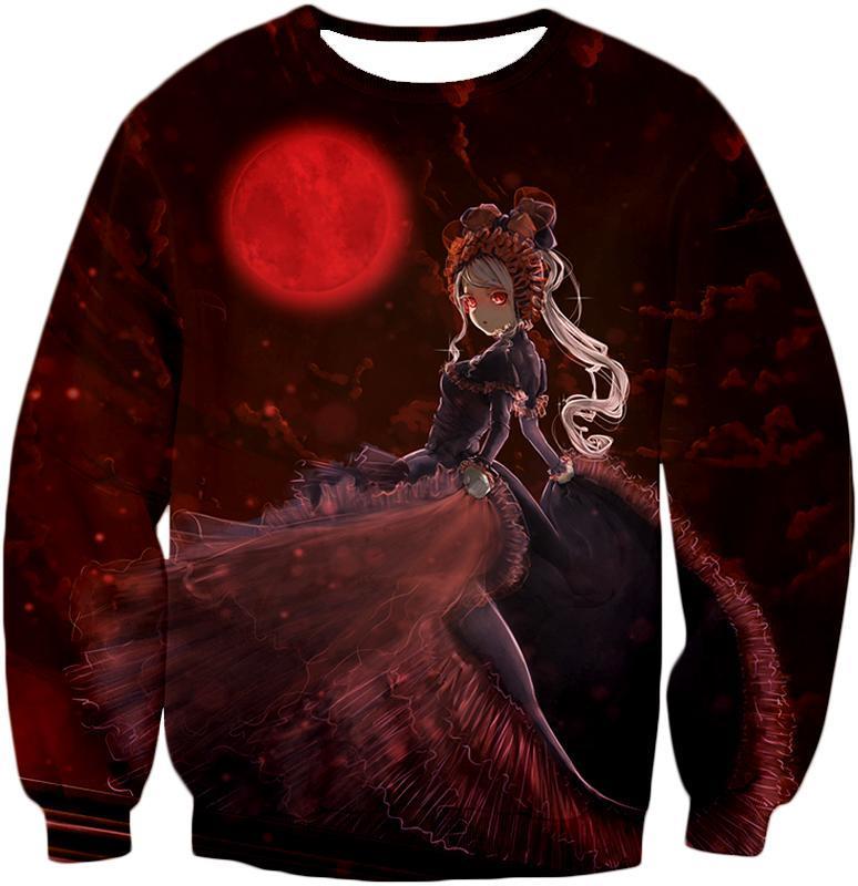 OtakuForm-OP Sweatshirt Sweatshirt / XXS Overlord Three Floors Guardian True Vampire Shalltear Bloodfallen Cool Graphic Promo Sweatshirt