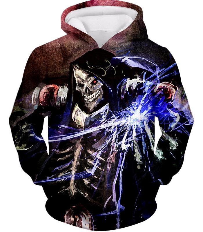 OtakuForm-OP Sweatshirt Hoodie / XXS Overlord Ultimate Guild Master Ainz Ooal Gown Cool Action Promo Sweatshirt