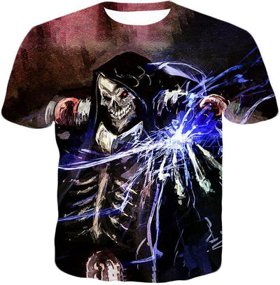 OtakuForm-OP T-Shirt T-Shirt / XXS Overlord Ultimate Guild Master Ainz Ooal Gown Cool Action Promo T-Shirt