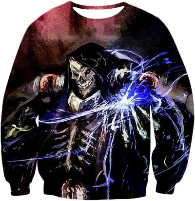 OtakuForm-OP T-Shirt Sweatshirt / XXS Overlord Ultimate Guild Master Ainz Ooal Gown Cool Action Promo T-Shirt