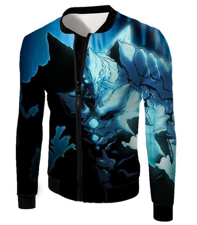 OtakuForm-OP Sweatshirt Jacket / XXS Overlord Ultimate Ruler of the Frozen Glacier Cocytus Cool Anime Promo Sweatshirt