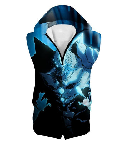 OtakuForm-OP T-Shirt Hooded Tank Top / XXS Overlord Ultimate Ruler of the Frozen Glacier Cocytus Cool Anime Promo T-Shirt