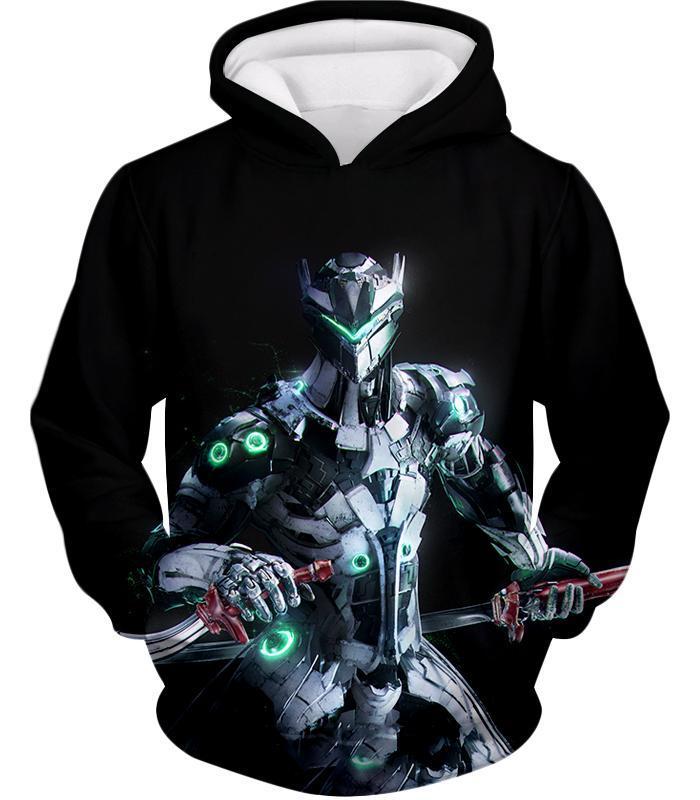 OtakuForm-OP T-Shirt Hoodie / US XXS (Asian XS) Overwatch Attack Agent Cyborg Genji T-Shirt -  T-Shirt