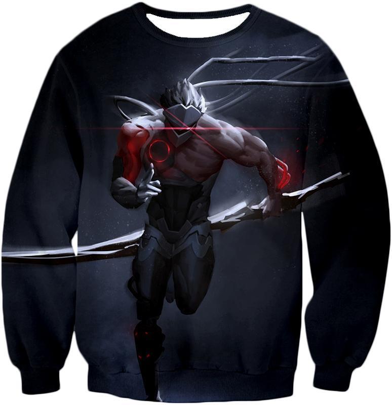 OtakuForm-OP Sweatshirt Sweatshirt / US XXS (Asian XS) Overwatch Awesome Ninja Assault Fighter Genji Sweatshirt - Overwatch Sweatshirt