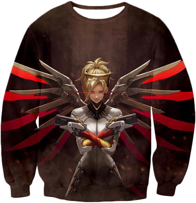 OtakuForm-OP Sweatshirt Sweatshirt / US XXS (Asian XS) Overwatch Beautiful Team Support Mercy Sweatshirt - Overwatch Sweatshirt
