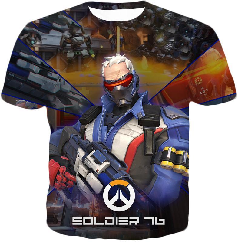 OtakuForm-OP T-Shirt T-Shirt / US XXS (Asian XS) Overwatch Best Mercenary Soldier:76 T-Shirt