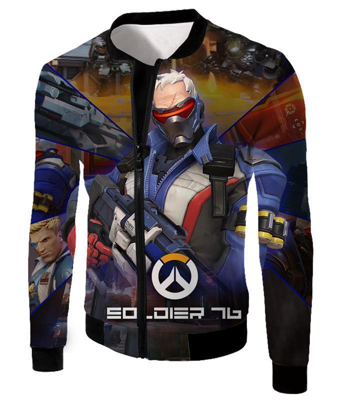 OtakuForm-OP T-Shirt Jacket / US XXS (Asian XS) Overwatch Best Mercenary Soldier:76 T-Shirt