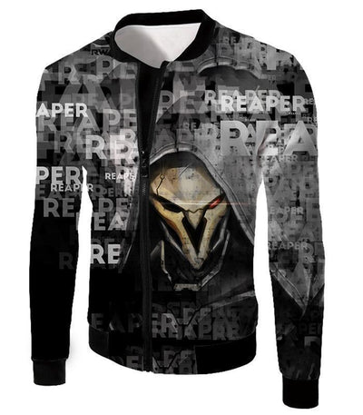 OtakuForm-OP T-Shirt Jacket / US XXS (Asian XS) Overwatch Black Ghost Reaper T-Shirt