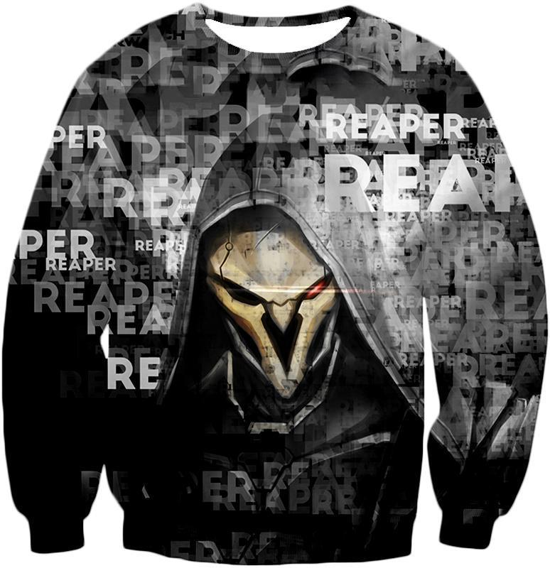 OtakuForm-OP Zip Up Hoodie Sweatshirt / US XXS (Asian XS) Overwatch Black Ghost Reaper Zip Up Hoodie