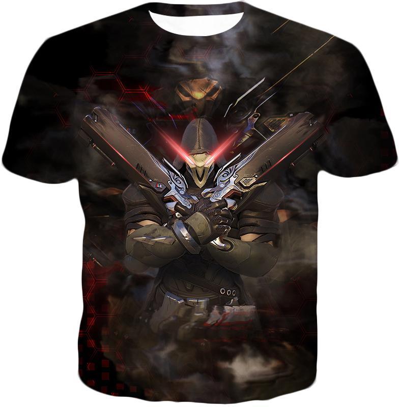 OtakuForm-OP Hoodie T-Shirt / US XXS (Asian XS) Overwatch Cool Reaper Hellfire Shotguns Hoodie
