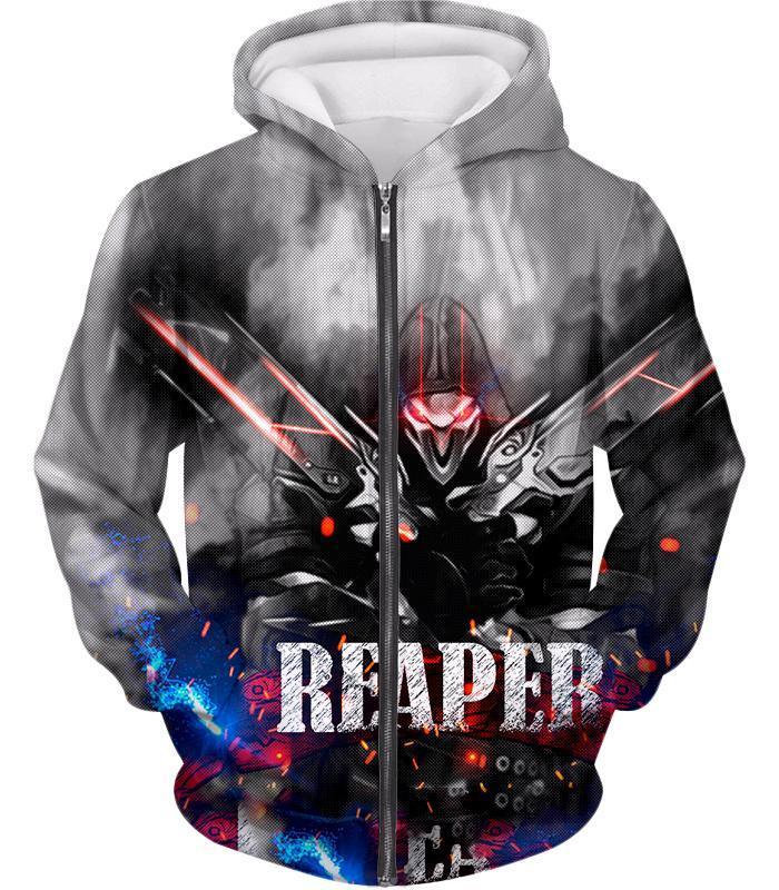 OtakuForm-OP T-Shirt Zip Up Hoodie / US XXS (Asian XS) Overwatch Cool Reaper Promo T-Shirt