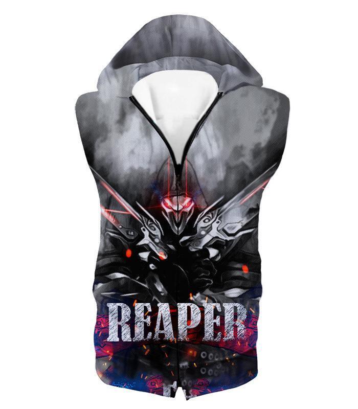 OtakuForm-OP T-Shirt Hooded Tank Top / US XXS (Asian XS) Overwatch Cool Reaper Promo T-Shirt