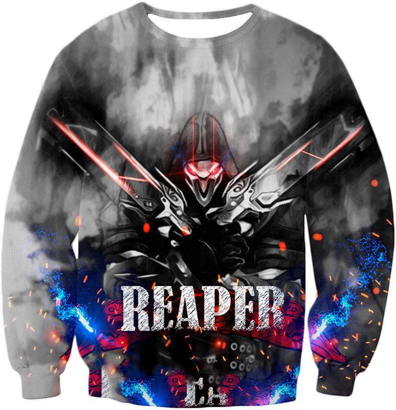 OtakuForm-OP Zip Up Hoodie Sweatshirt / US XXS (Asian XS) Overwatch Cool Reaper Promo Zip Up Hoodie