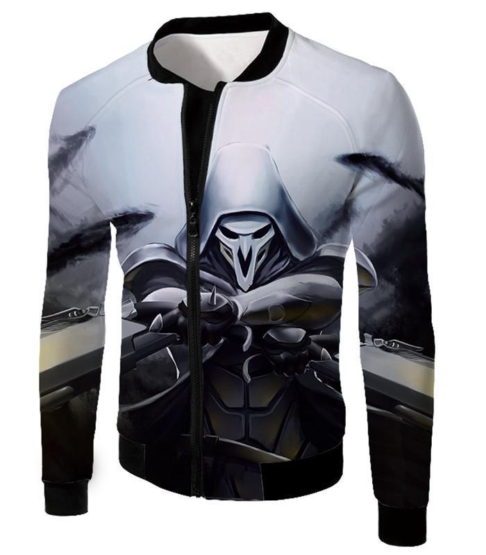 OtakuForm-OP T-Shirt Jacket / US XXS (Asian XS) Overwatch Deadly Ghost Reaper T-Shirt - Overwatch T-Shirt
