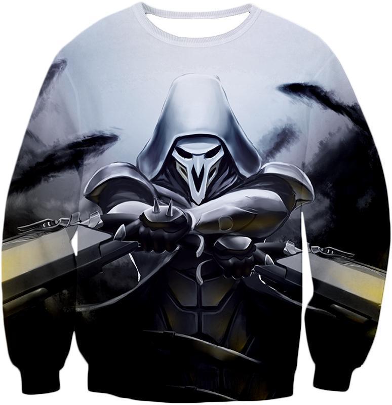OtakuForm-OP Zip Up Hoodie Sweatshirt / US XXS (Asian XS) Overwatch Deadly Ghost Reaper Zip Up Hoodie - Overwatch Hoodie