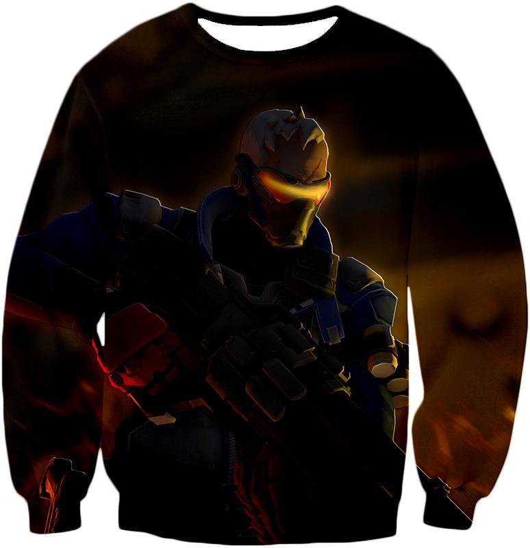 OtakuForm-OP Sweatshirt Sweatshirt / US XXS (Asian XS) Overwatch Deadly Mercenary Former Agent Soldier:76 Sweatshirt - Overwatch Sweatshirt