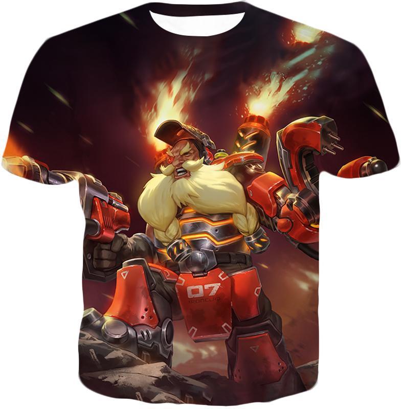 OtakuForm-OP T-Shirt T-Shirt / US XXS (Asian XS) Overwatch Defense Hero Torbjorn T-Shirt