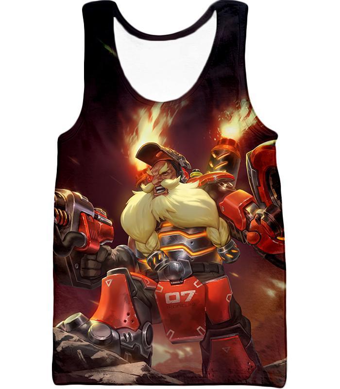 OtakuForm-OP T-Shirt Tank Top / US XXS (Asian XS) Overwatch Defense Hero Torbjorn T-Shirt