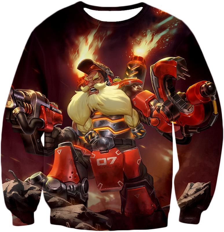 OtakuForm-OP T-Shirt Sweatshirt / US XXS (Asian XS) Overwatch Defense Hero Torbjorn T-Shirt